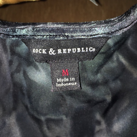 Rock & Rebel Gray Velvet Sexy Cut Out Top - Picture 4 of 4